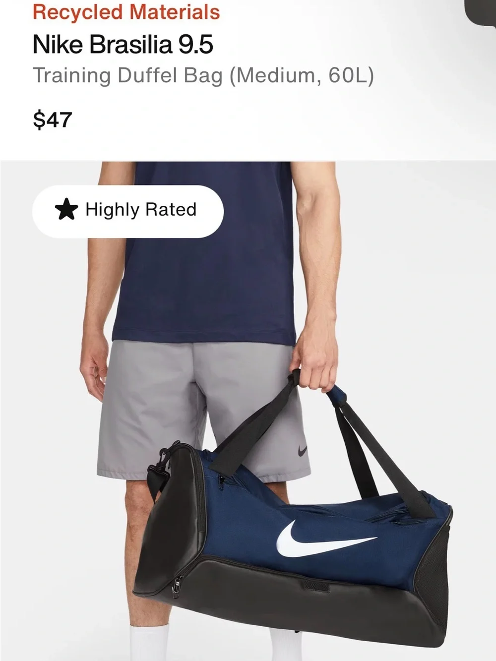 Nike classic duffel